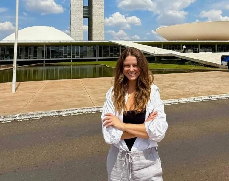 Giovana Mondardo (PCdoB), vereadora de Criciúma (Foto: Reprodução)