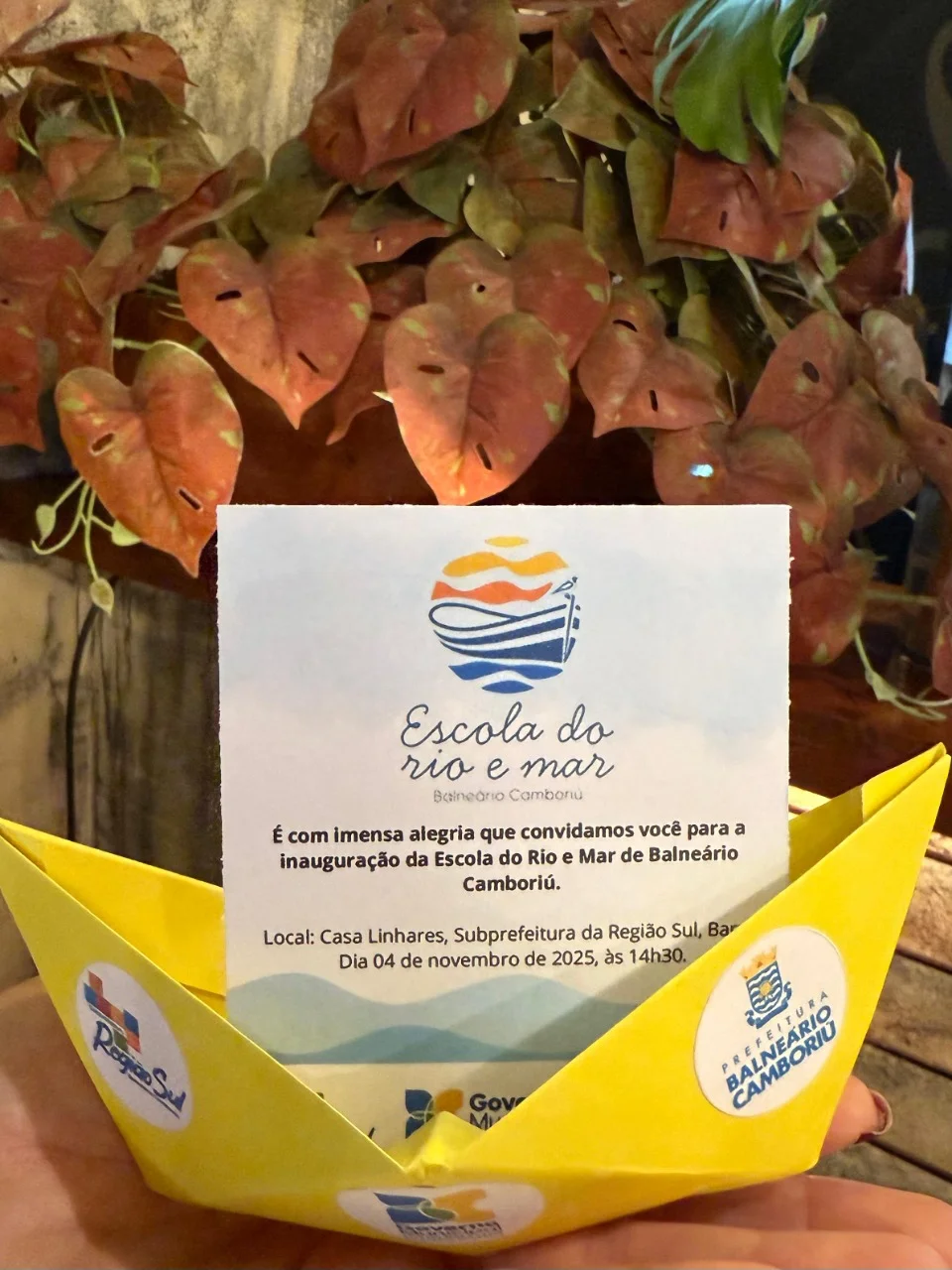 Escola do Rio e Mar será lançada em Balneário Camboriú