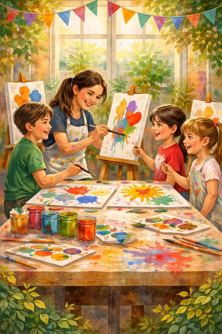 Oficina de pintura tem inscrições abertas para crianças em Balneário Camboriú