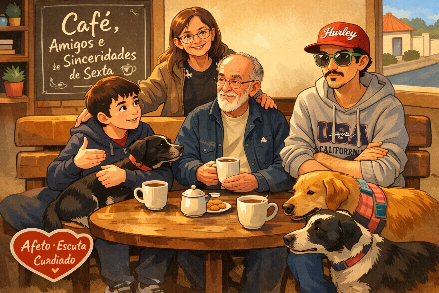 Entre quem amamos e o mundo que nos atravessa