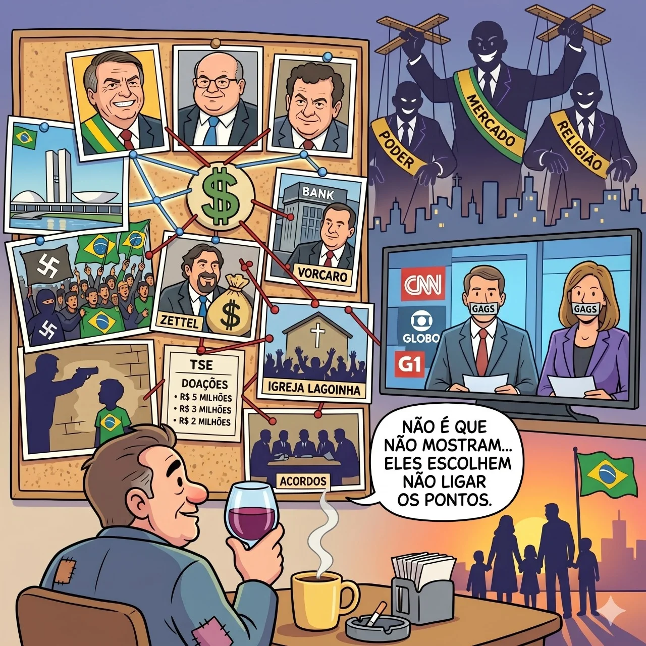 Quando a escolha é não ligar os pontos