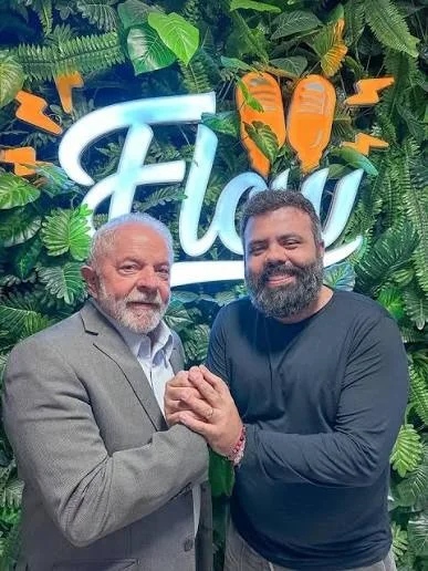 Foto: Em 2022, durante aquela eleição presidencial, o então candidato também participou de uma entrevista com Igor 3K no Flow (Reprodução)